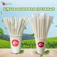 Single Layer Paper Straw