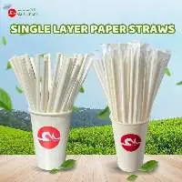 Single Layer Paper Straw