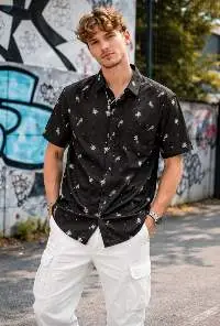 50% Cotton 50% Polyester Printed Shirts