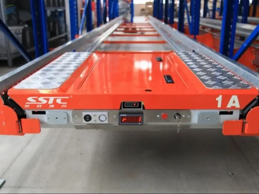 High Density Storage of Radio Shuttle Rack
