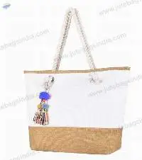 Jute Burlap Beach Bags