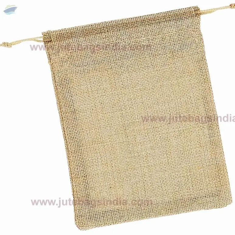 Jute Drawstring Bag