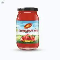 Strawberry Jam Glass Bottle