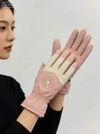 BSCI Women's Fashion Breathable PU Winter Gloves