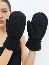 BSCI Certified Winter Sherpa Fleece Mittens