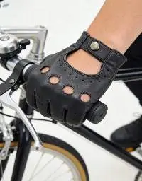 Eco Dye Goatskin Touchscreen Driving Gloves