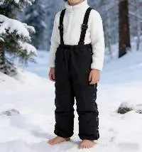 Kids Waterproof Insulated Ski Bib Pants