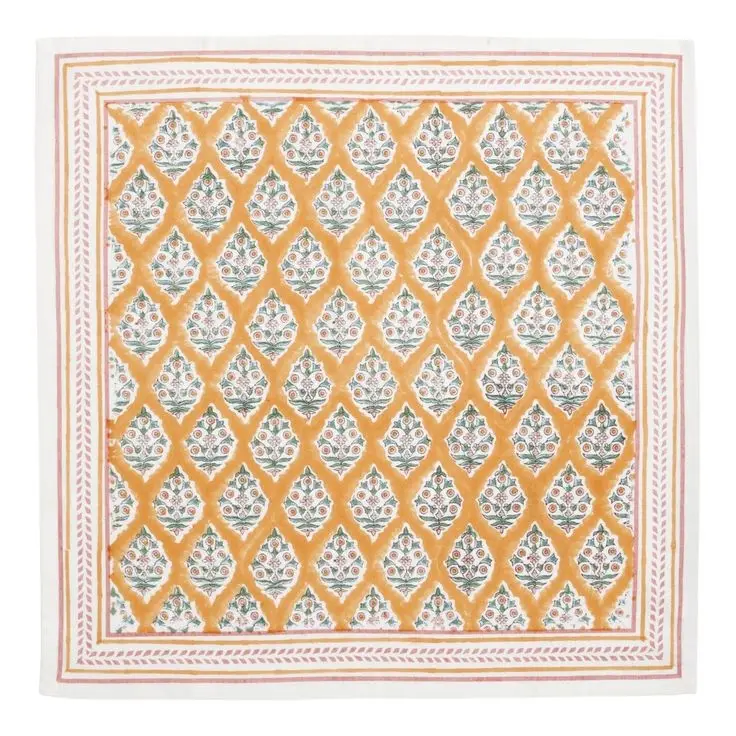 Hand Printed Jaipur Cotton Floral Fabric