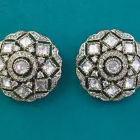 Premium Kundan Tops Earrings Design