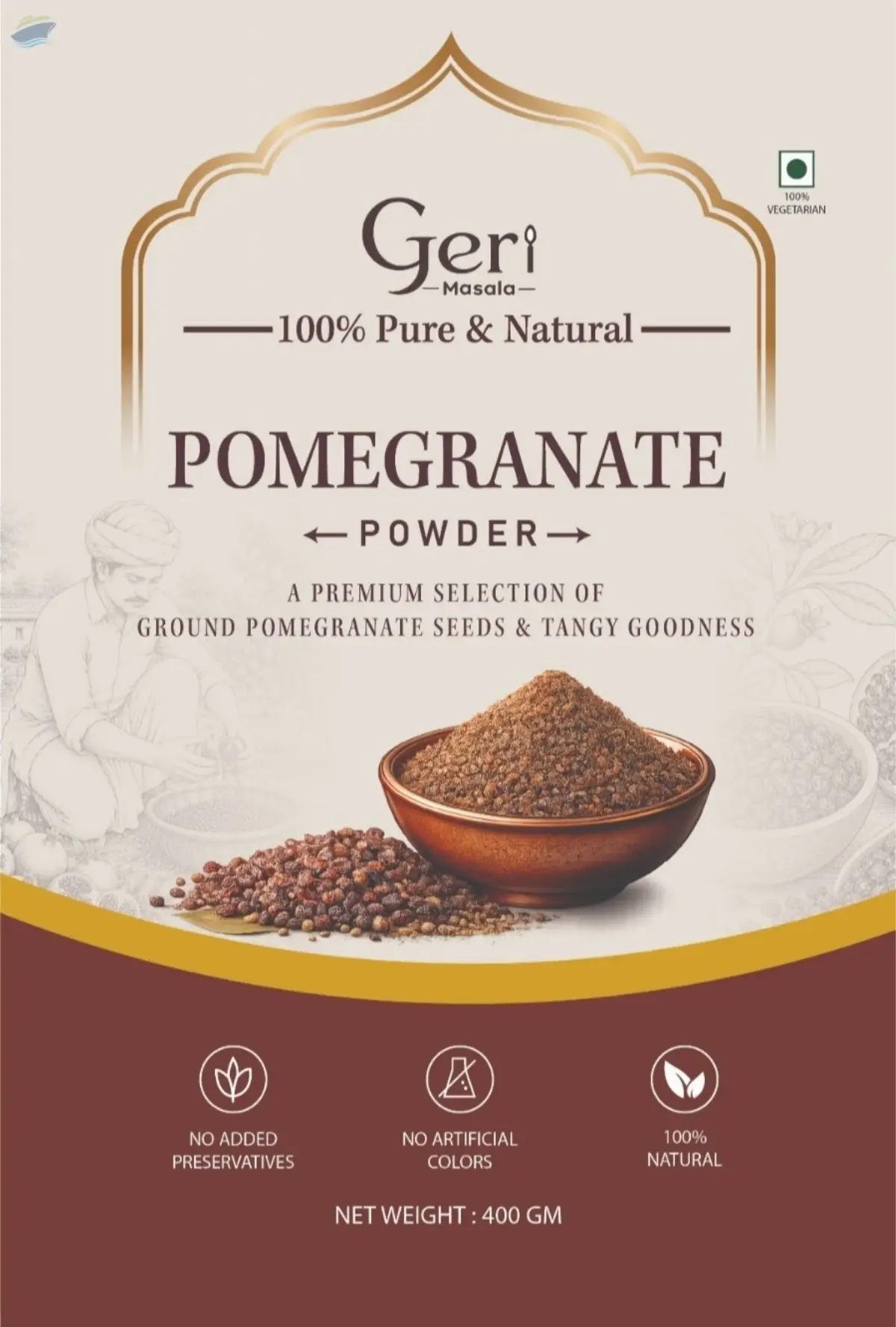 100 % Pure And Natural Pomegranate Powder