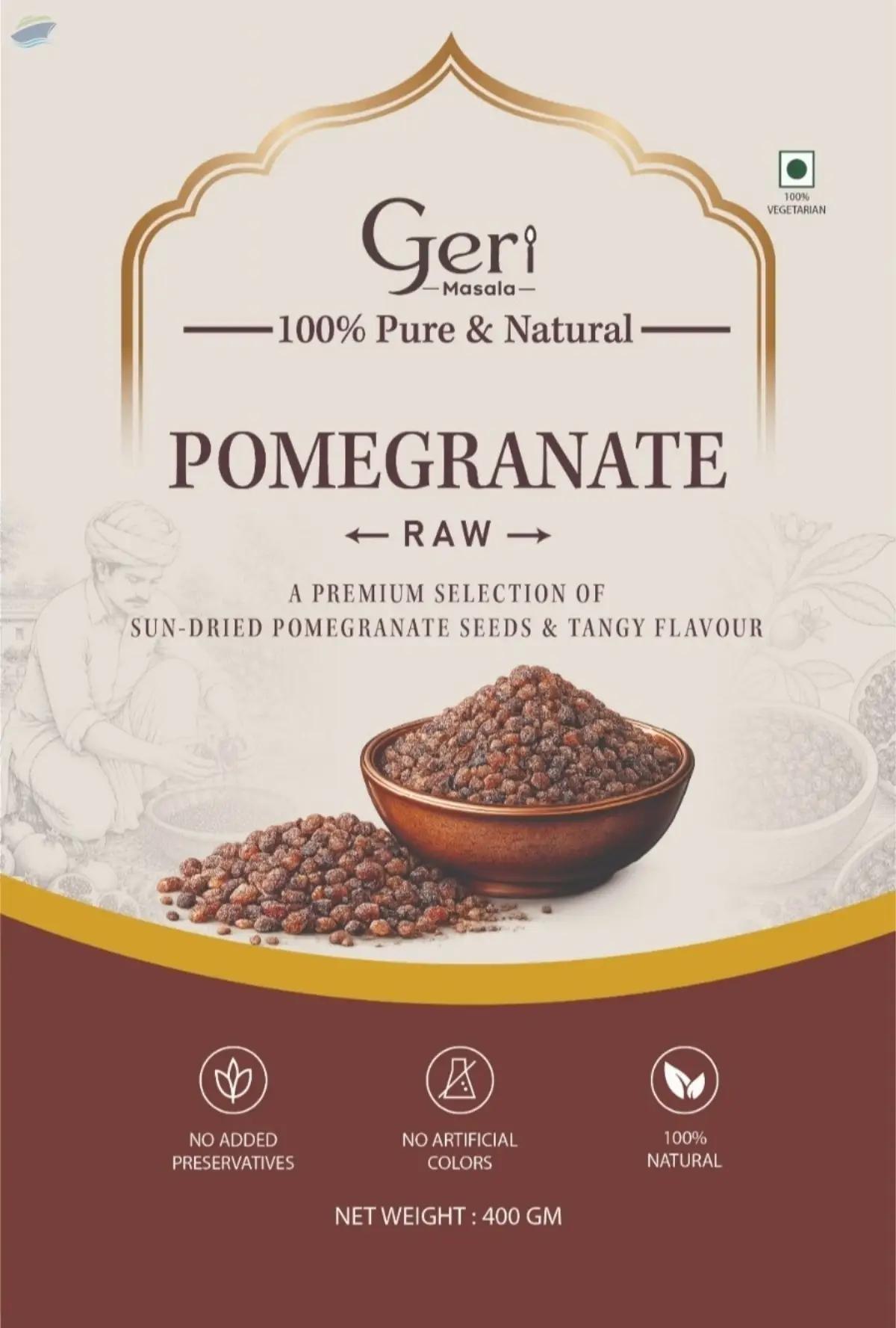 Premium Natural Raw Pomegranate Seeds