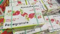 Natural Fresh Pomegranate With Juicy Seeds