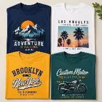 High Quality Printed Cotton T-shirts   