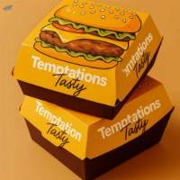 Printed Burger Box