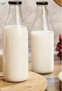 Glass Milk Bottles