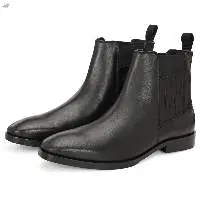 Premium Top-Grain Leather Chelsea Boots