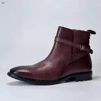 Premium Top-Grain Leather Jodhpur Boots