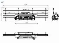 Glass Straight Line Beveling Machine HSB-371