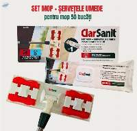 Mop Set + Wet Mop Wipes Lemon - 50 Pcs