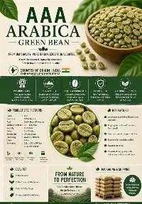 AAA Arabica Green  Coffee Bean