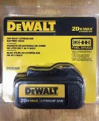 DEWALT DCB200 20V MAX Lithium Ion Rechargeable