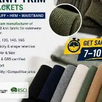 RIB Collar Cuff Hem for Jacket OEM