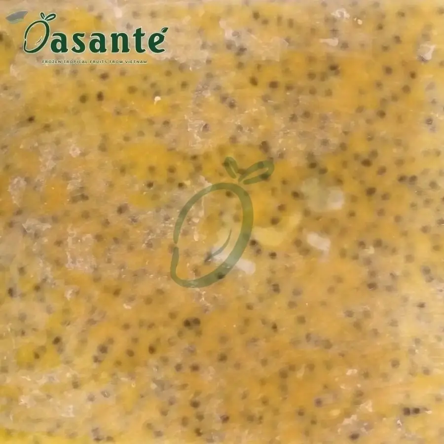 IQF Frozen Passion Fruit Pulp With Seeds Vietnam