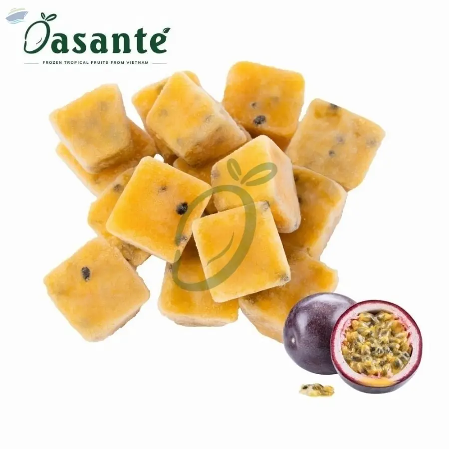 IQF Frozen Passion Fruit Seedless Cube Vietnam