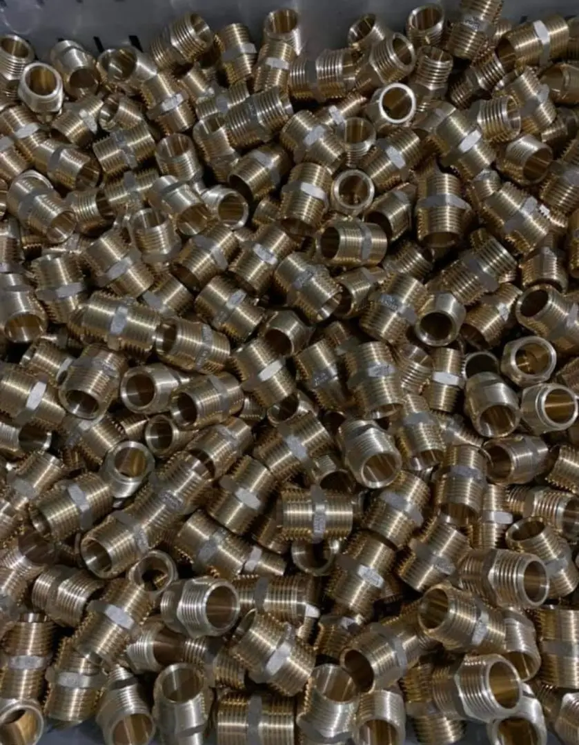 Ss And Brass Barrel Nipple