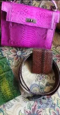 Premium Phyton Wallet Leather