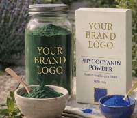 Organic Spirulina & Phycocyanin Powder Supply
