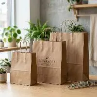 Grade A Premium Kraft Paper Shopping Bags