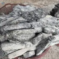 Lychee Wood White Charcoal