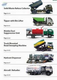 Solid Waste Management Equipment Trucks