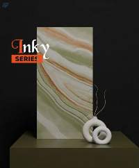 Inky Glazed Porcelain Tiles - Acle Green