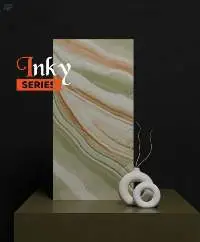 Inky Glazed Porcelain Tiles - Acle Green