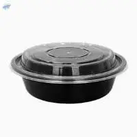 Round Black Containers