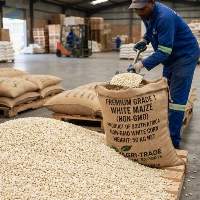 Premium Grade 1 White Maize (Non-GMO White Corn)