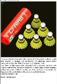 Grade A Li-Ning Premium Nylon Shuttlecocks