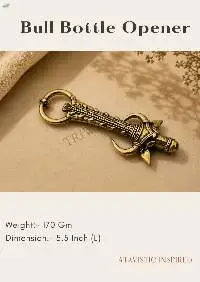 Brass Bottle Openers & Decorative Keychains
