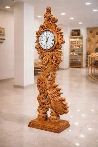 Wooden Carving Clock