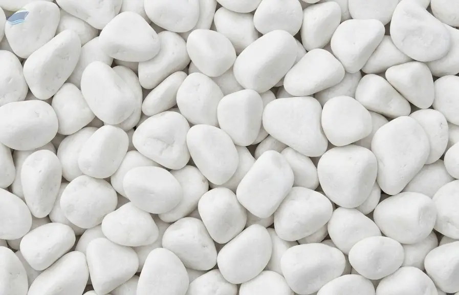 White Dolomite Tumbled Pebble Stone
