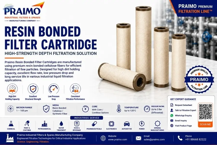 Resin Bonded Filter Cartridge
