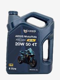 AEGIS MotoRide 20W 50 4T Mineral Motorcycle  