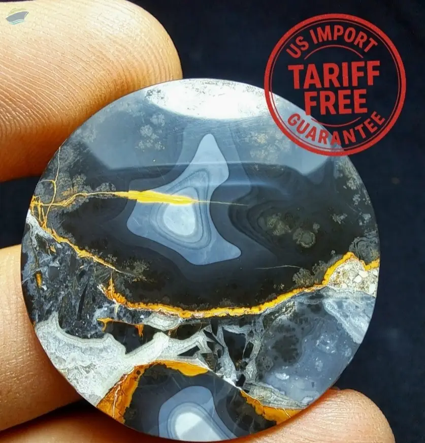 Scenic Maligano Jasper Cabochon