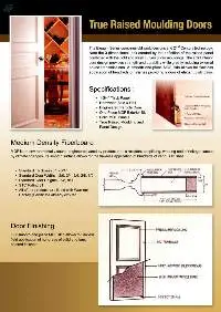 True Raised Moulding Doors