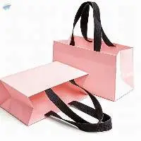 Custom Size Shopping Paper Bags with Handles