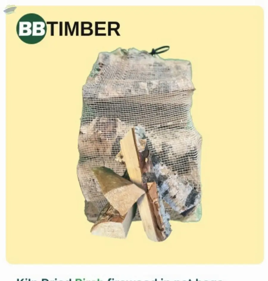 Birch Kild Dried Firewood