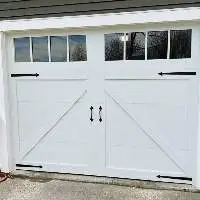 8'x7' Overlay Carriage Garage Door OEM