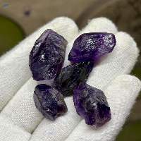 Purple Amethyst Faceting Rough Loose Gemstone